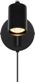 Nordlux - Aplică spot de perete EXPLORE 1xGU10/5W/230V negru