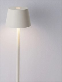 Veioza/Lampa de masa LED portabila exterior IP54 DECK alb