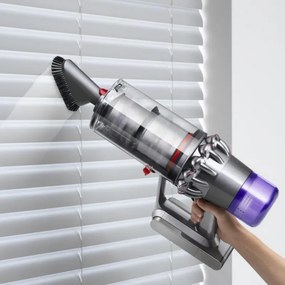 Dyson V11 Fluffy 476550-01 2in1, 185AW, 0.54 litri, 125 000 rpm, Autonomie 60 min, 3 moduri, LCD, Nichel/negru.
