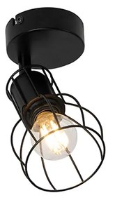 Spotlight modern din oțel negru reglabil - Botu