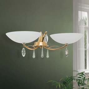 Aplica de perete OPALDESIGN, auriu mat