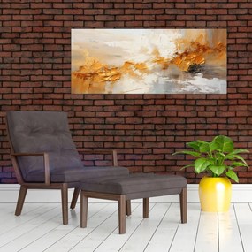 Tablou - Textura aurie (120x50 cm)