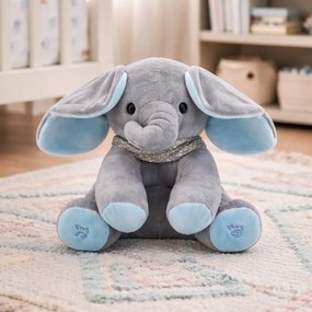 Zaparkorun Elefant interactiv care cântă - albastru