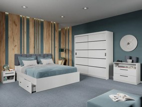 Set mobila dormitor Zeno Alb C18