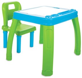 443349 JAMARA Set scaune pentru copii, 2 piese, "Lets Study", albastru