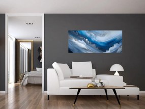 Tablou - Abstractizarea oceanului (120x50 cm)