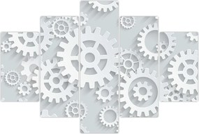 Tablou - Roți dințate (150x105 cm)