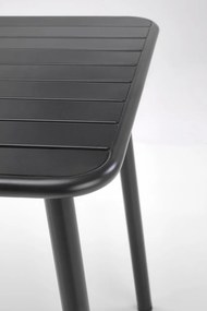 Masa patrata Bosco neagra L70 cm