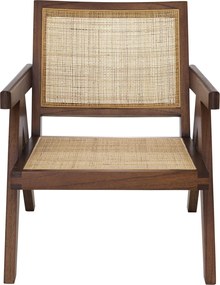 Fotoliu cu brate design vintage Aristide, maro 114620 HZ