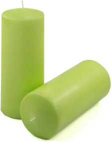 Set de lumânări , 25 cm, Ø 10 cm, verde deschis, 4 buc