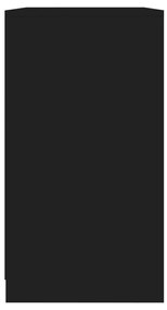 Servanta, negru, 70x40,5x75 cm, PAL 1, Negru