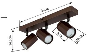 Spot Globo 57919-3 JAMES 3xGU10/25W/230V