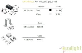 Lustra LED profesionala 36W 4000K FLUO WIDE 1800 alba 192604