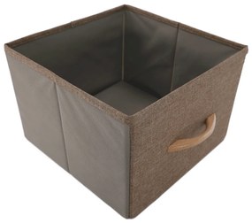 Comodă cu sertare din material textil HAZEL TIP 1,maro, L