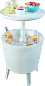 Masă de grădină cu frapieră rotundă 49.5x49.5 cm Illuminated cool – Keter