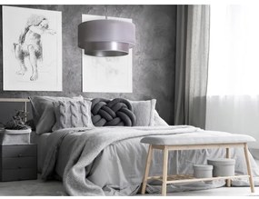 Duolla - Lustră pe cablu NANTES 1xE27/15W/230V d. 45 cm argintie