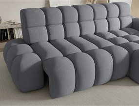 Colțar gri extensibil (cu colț pe partea dreaptă/cu șezlong) Ceedro – ELTAP