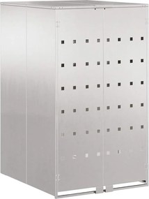 vidaXL Depozit pentru coșuri cu capac cu mecanism pe gaz pentru coș de 240L