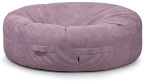 Fotoliu bean bag mov cu tapițerie din catifea reiată Roll 190 – SLOWDOWN