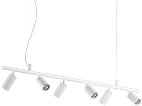Lustră LED pe cablu Ideal Lux DYNAMITE 6xGU10/7W/230V CRI 90 alb