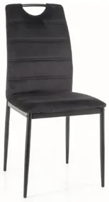 Scaun de sufragerie Rebecca (Negru). 1050770
