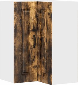 vidaXL Dulap de bucătărie Kalmar Stejar fumuriu 57 x 57 x 80 cm