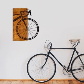Accesoriu decorativ de perete din lemn Bisiklet