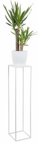 Suport pentru flori 100x24 cm, alb