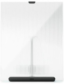 Ramă foto neagră cu picior de susținere din sticlă 19x23 cm Flute – Umbra