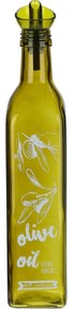 Sticlă pentru ulei cu pâlnie EH , 500 ml, verde