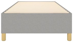 Cadru de pat box spring, gri deschis, 80x200 cm, textil Gri deschis, 35 cm, 80 x 200 cm