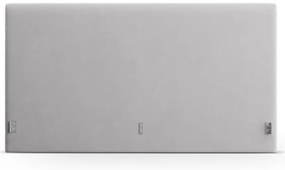 Tăblie de pat gri deschis tapițată 190,5x100 cm Remo – Micadoni