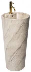 Lavoar Blanka freestanding ceramica piatră - H84 cm