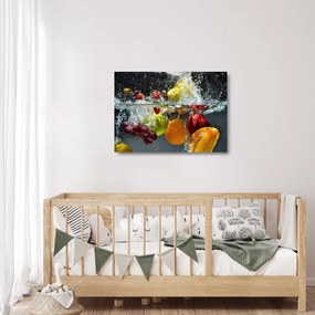 Tablou pe sticlă - Fructe (70x50 cm)