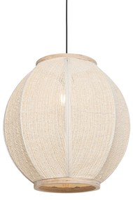 Lampă suspendată orientală naturală 46 cm - Rob