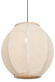 Lampa suspendată orientală din material natural 46 cm - Rob