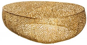 Masuta cu aspect deosebit Leaf 120cm, auriu