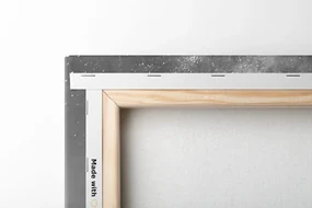 Tablou cerul înstelat peste copacul singuratic în design alb-negru