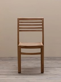 Scaun dining stivuibil maro din lemn de tec Tirama