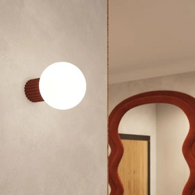 Aplică de perete portocalie ø 12 cm Orbital – Sollux