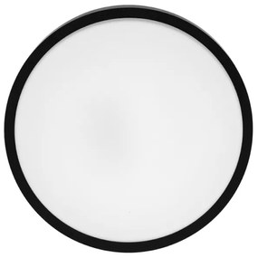 Plafonieră LED pentru baie Ecolite W3090-18W/CR LIRA LED/18W/230V IP44 negru