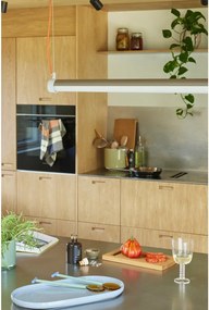 Lustră gri LED cu intensitate reglabilă Interplay – Hübsch