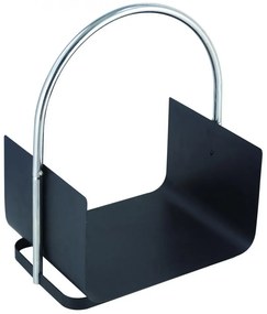 Cos de lemn din metal negru ADGO