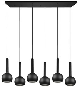 Lustră neagră Ciliana – CINQUE