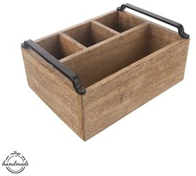 Suport din lemn Orion pentru condimente și mirodenii Mango 25 x 18,5 x 12,5 cm