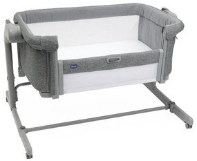 Pătuț pentru bebeluși Chicco 2v1 NEXT2ME MAGIC EVO gri închis