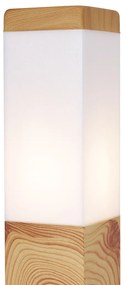 Lampă modernă de exterior din oțel cu imprimeu de lemn 45cm IP44 - Malois