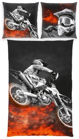 Lenjerie de pat Herding Motorcycle, 135x 200 cm, 80 x 80 cm
