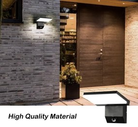 Immax 08513L - Aplică LED de exterior cu senzor MODERN, 18W, 230V, IP65