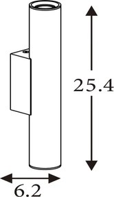 Searchlight 28125GO - Aplica de perete BEACON 2xGU10/10W/230V aurie